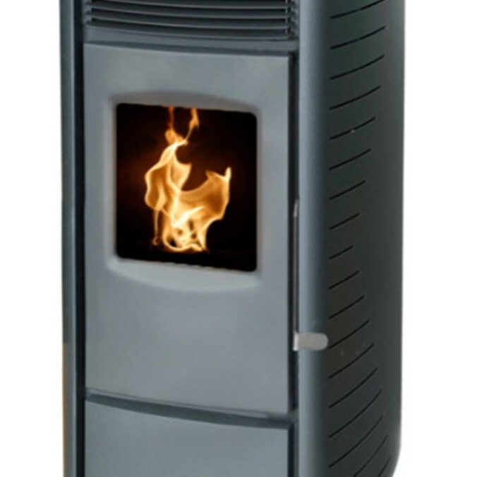 Ena Plus Freestanding Pellet Fire – Black