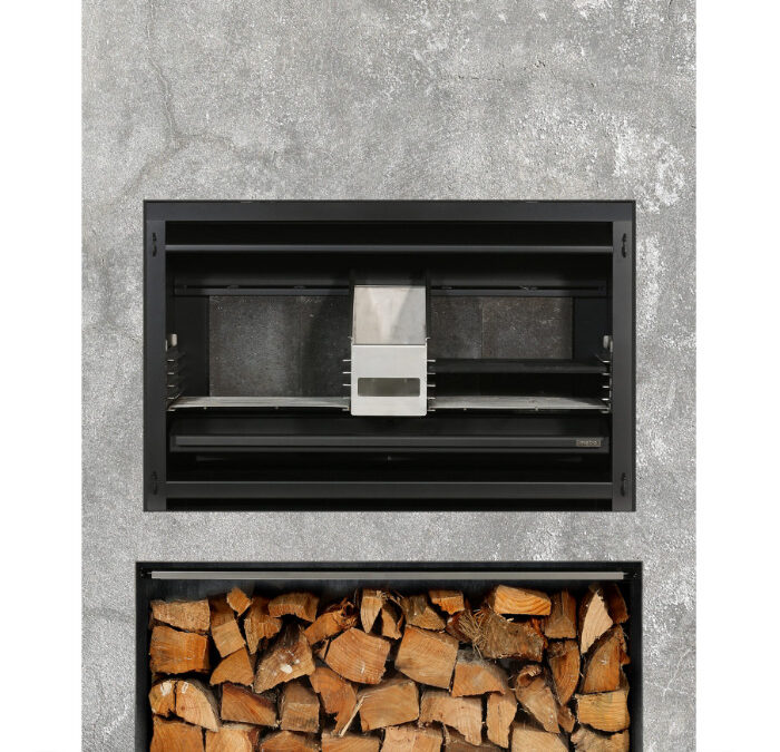 Metro Outdoor 1200 Braai Insert Fire & Flue System