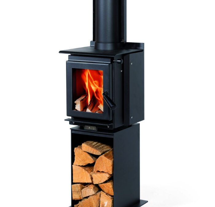 Metro Micro Rad Woody Freestanding Fire