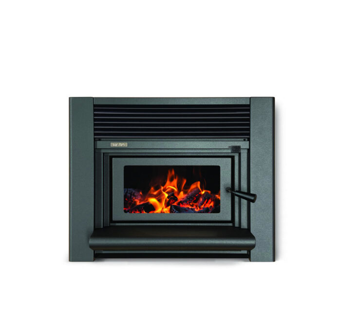 Metro ECO Trend Insert Firebox & HT Metallic Black Fascia