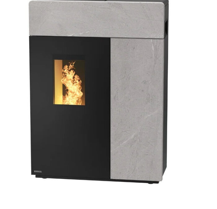 Domo Freestanding Pellet Fire – Soapstone Casing