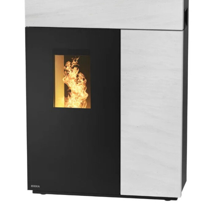 Domo Freestanding Pellet Fire – White Decor