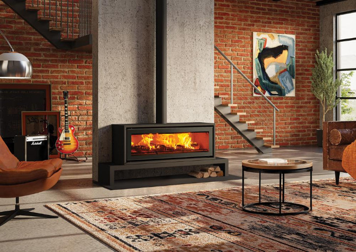 Studio 3 Freestanding Rural Wood Fire