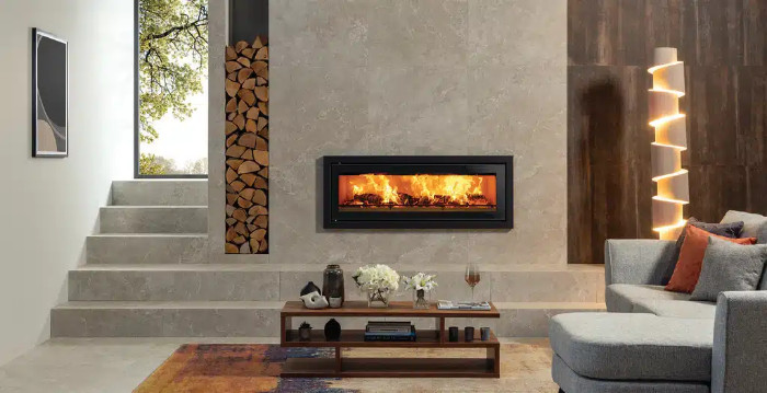 Studio 3 Rural Built-In Wood Fire and Starter Ring