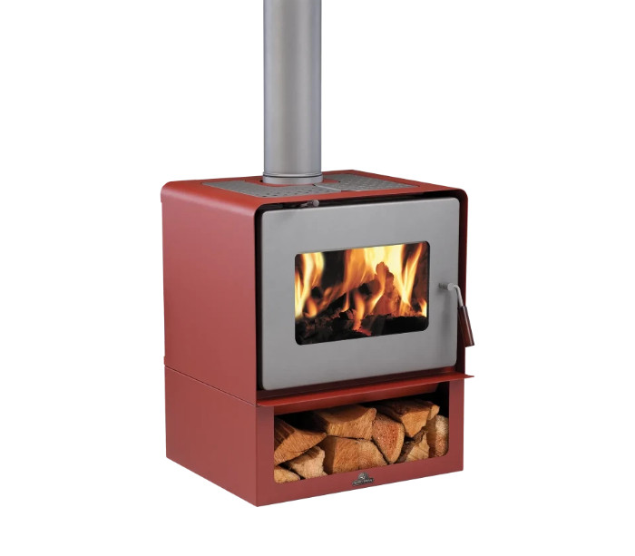 Flare Box Base in Red Brown