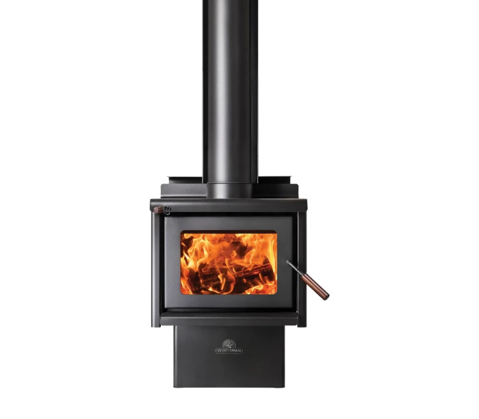 Kanaku Pedestal Base in Metallic Black