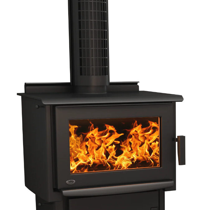 Monte Multi-Fuel Freestanding Fire – HTP Black